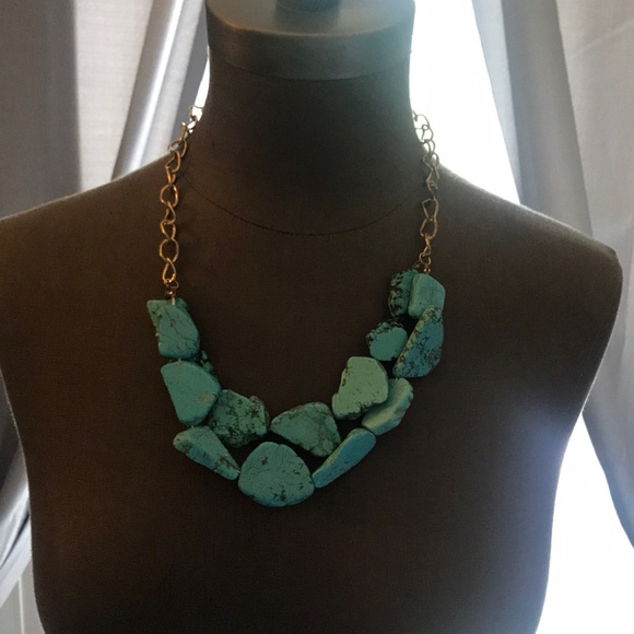 Francesca's Collections Jewelry - COPY - Francesca's 2 Layer Turquoise Statement Ne…